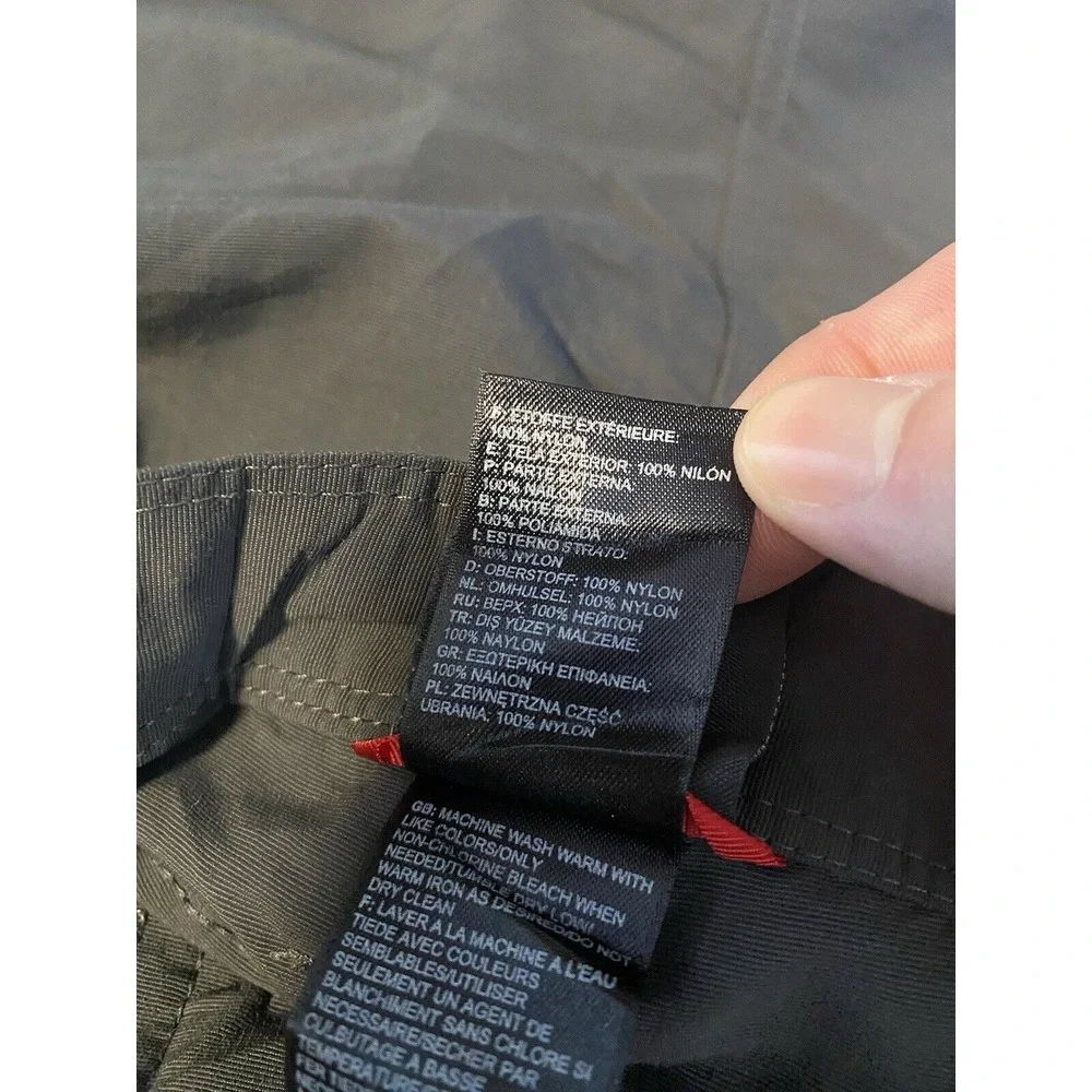 The North Face Shorts Mens 2XL‎ Gray Hiking Belted Nylon Cargo 9.5